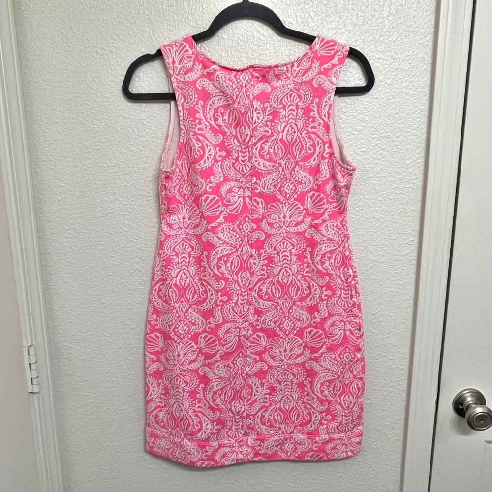 Lilly Pulitzer Harper Sleeveless Shift Dress Havana Pink Clawdia Small - Picture 6 of 8